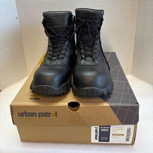 Men’s NIB Urban Patrol Black Composite Toe Safety Boot Sz 6 M